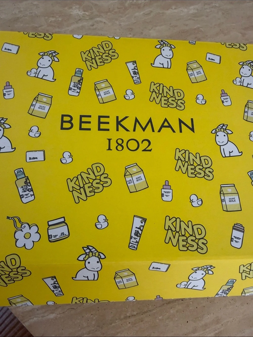 New Beekman 1802 Bloom Cream & Milk Drops Skincare PR box